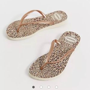 Havaianas Slim Rose Gold Flip Flop